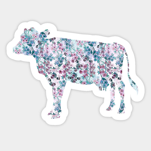Cow Sticker by Sloth Station